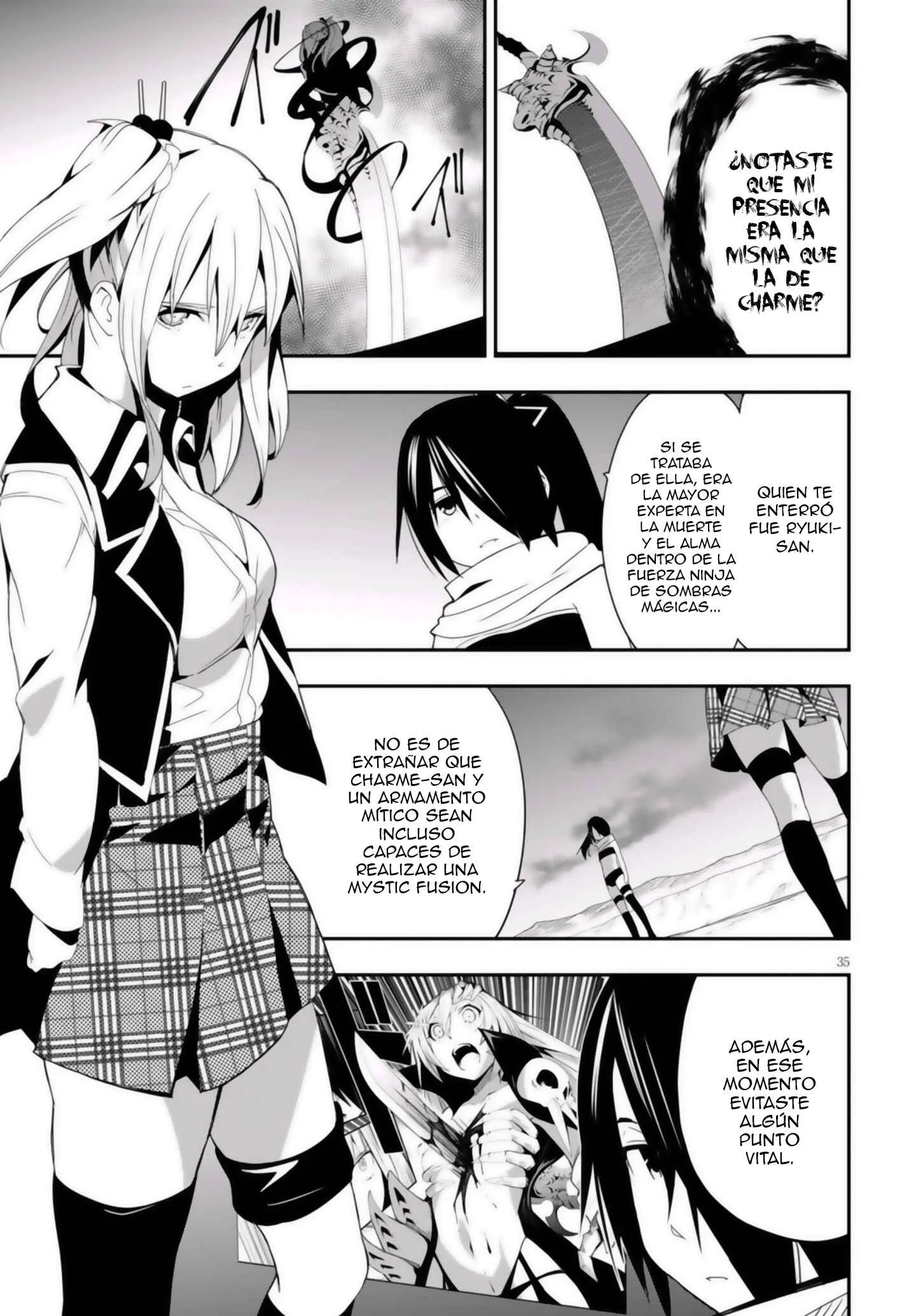 Trinity Seven: Levi Ninden Capítulo 13: Parte 13: La Conclusión de las Chicas Destinadas - Page 33