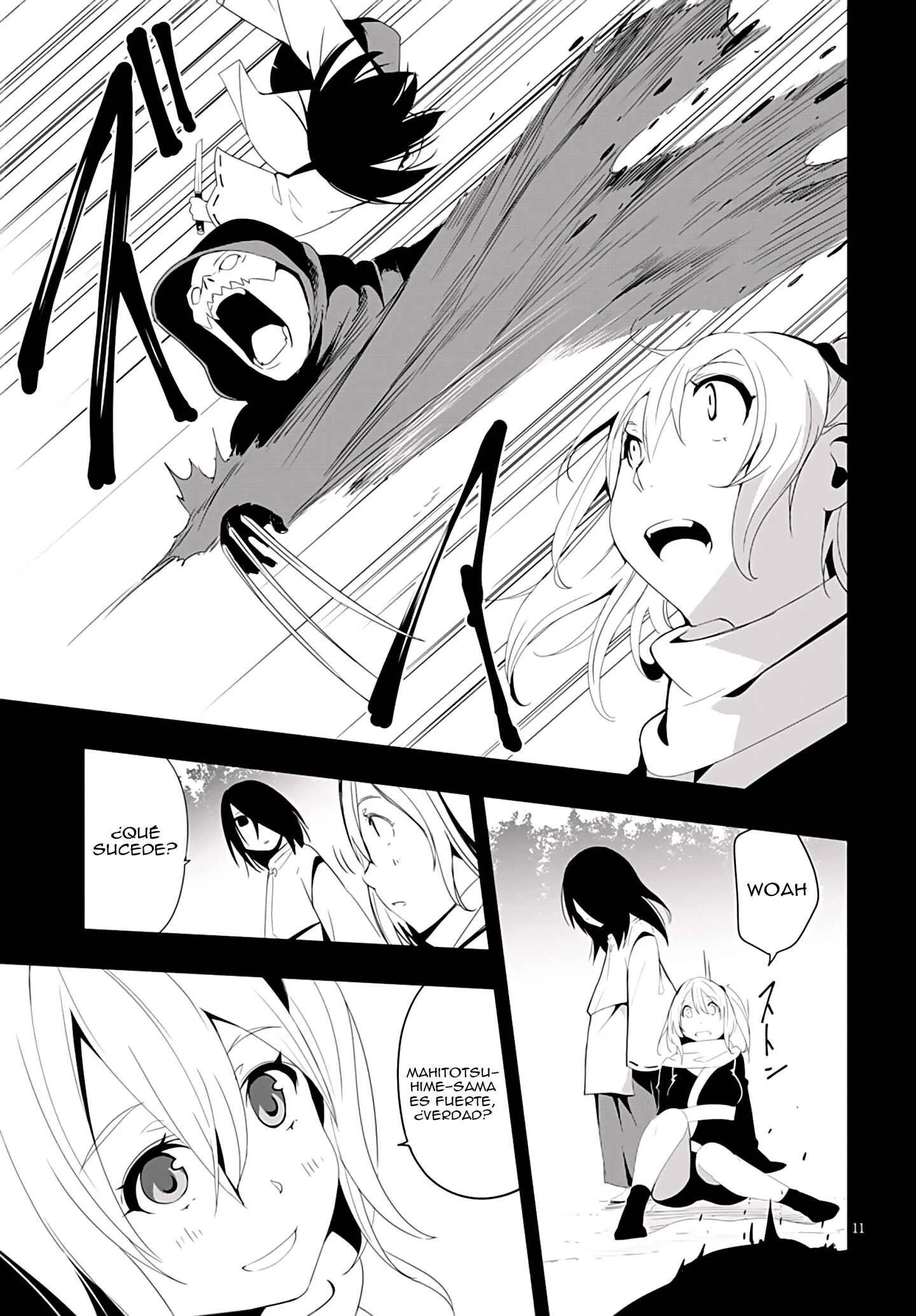 Trinity Seven: Levi Ninden Capítulo 6: Parte 6: El Pasado de la Ninja Segunda Parte - Page 11