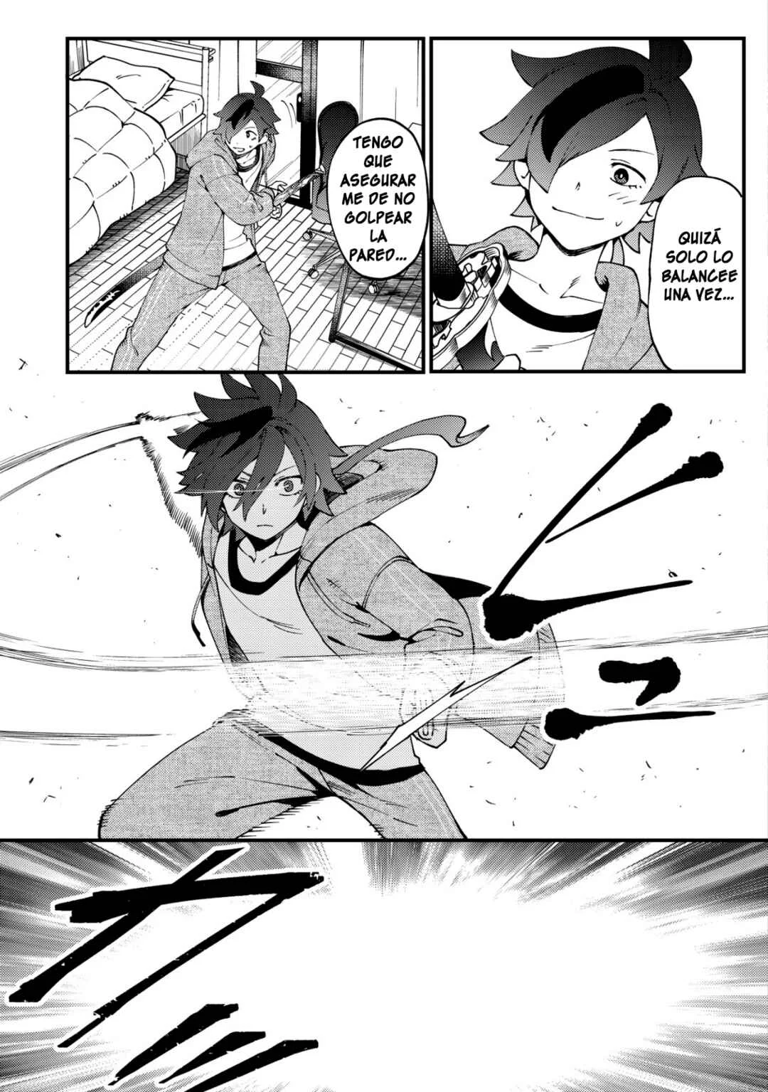Tsuuhan de Katta Youtou ga Gachi Datta ~Tameshigiri Shitara Kuukan ga Sakete Isekai ni Tobasareta Ageku, Densetsu no Yuusha da to Kanchigai Sarete Komatteimasu~ Capítulo 1: ¡Solo hice un corte nada más! - Page 13