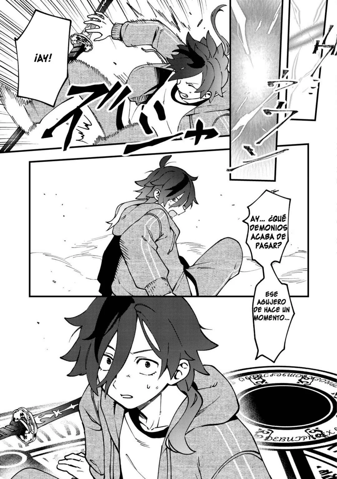 Tsuuhan de Katta Youtou ga Gachi Datta ~Tameshigiri Shitara Kuukan ga Sakete Isekai ni Tobasareta Ageku, Densetsu no Yuusha da to Kanchigai Sarete Komatteimasu~ Capítulo 1: ¡Solo hice un corte nada más! - Page 15