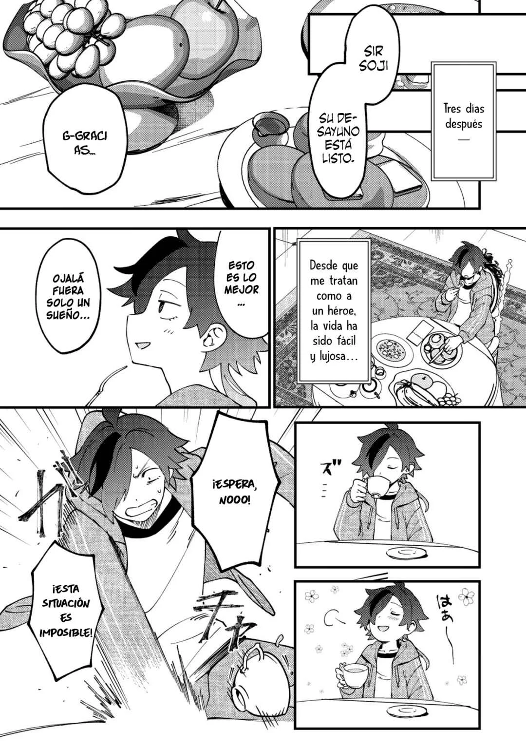 Tsuuhan de Katta Youtou ga Gachi Datta ~Tameshigiri Shitara Kuukan ga Sakete Isekai ni Tobasareta Ageku, Densetsu no Yuusha da to Kanchigai Sarete Komatteimasu~ Capítulo 1: ¡Solo hice un corte nada más! - Page 24