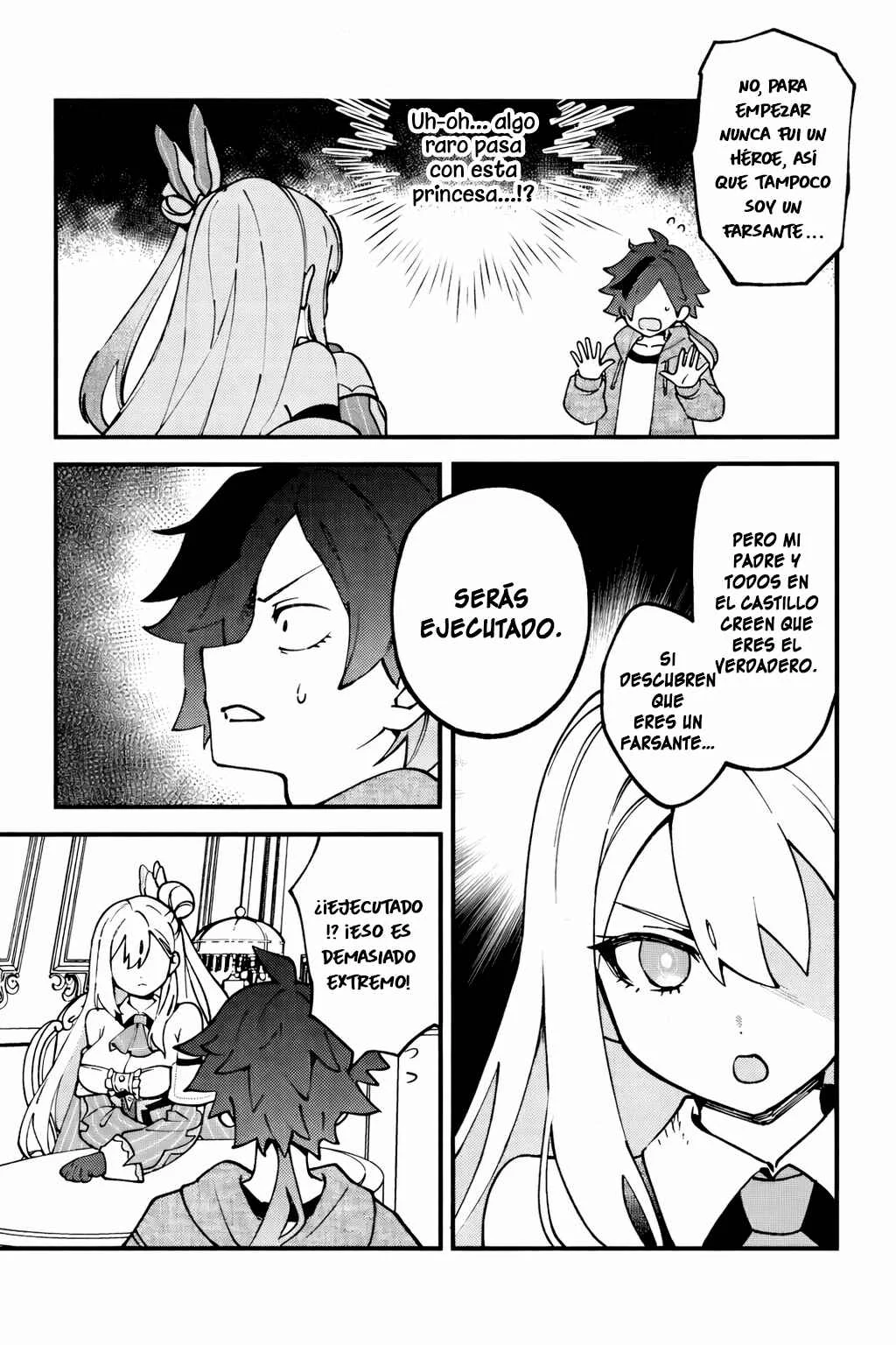 Tsuuhan de Katta Youtou ga Gachi Datta ~Tameshigiri Shitara Kuukan ga Sakete Isekai ni Tobasareta Ageku, Densetsu no Yuusha da to Kanchigai Sarete Komatteimasu~ Capítulo 1: ¡Solo hice un corte nada más! - Page 30
