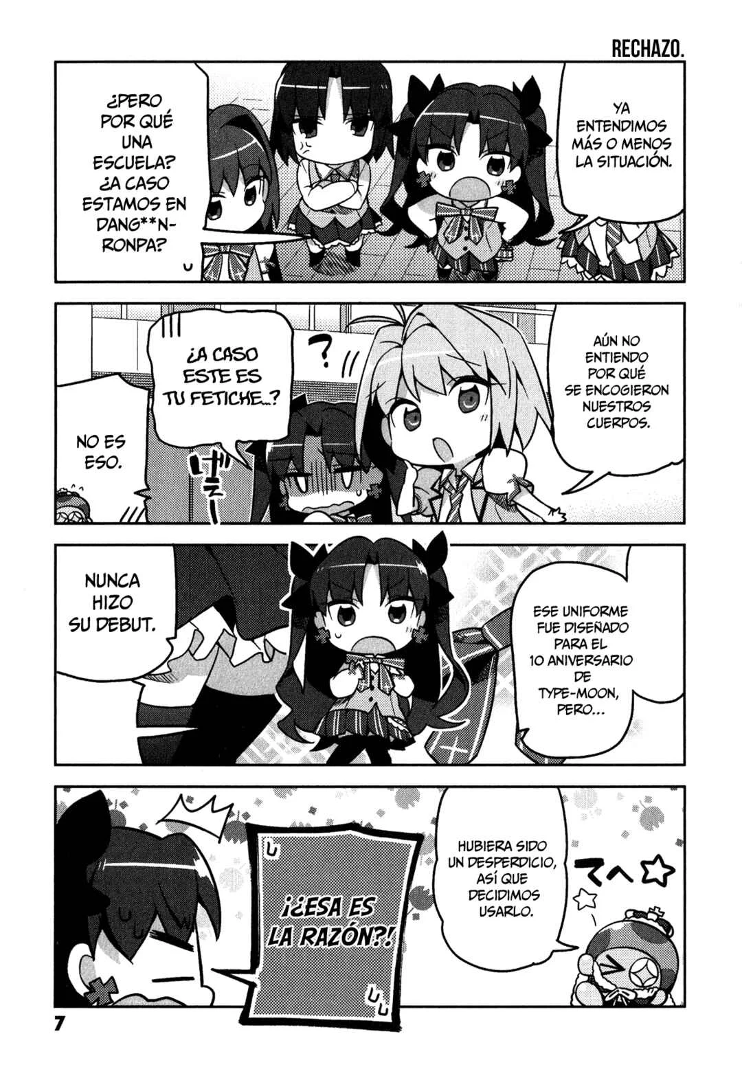 Type-Moon Gakuen - Chibi Chuki! Capítulo 1: Campana de Inicio - Page 11