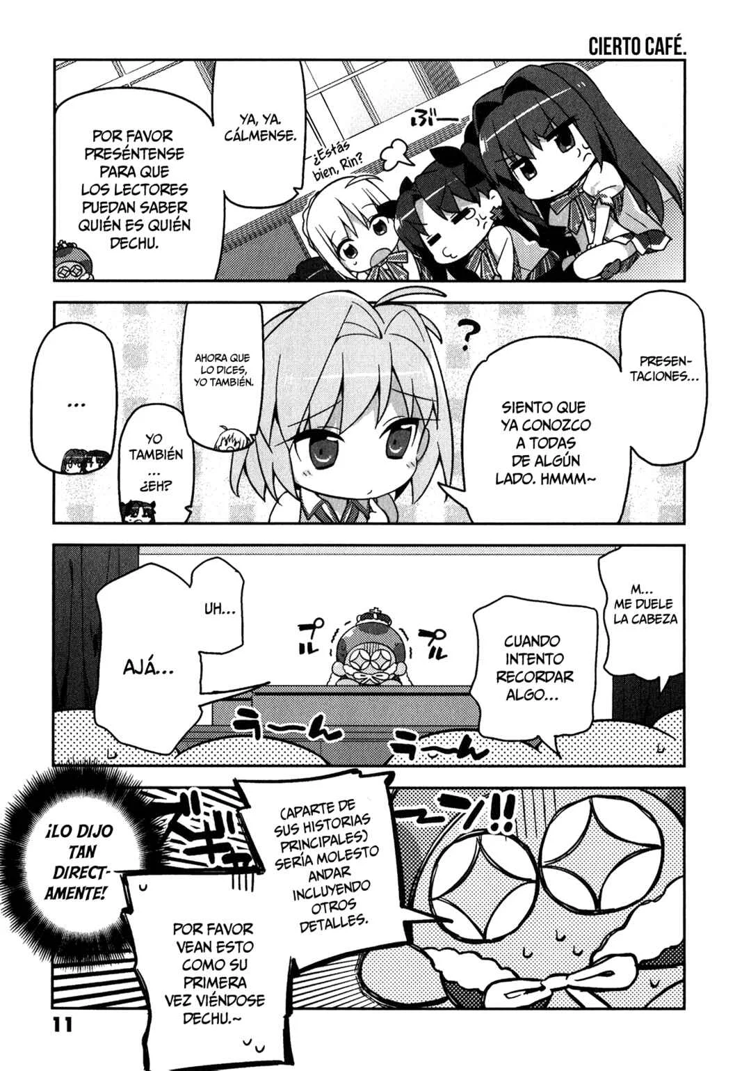 Type-Moon Gakuen - Chibi Chuki! Capítulo 1: Campana de Inicio - Page 15