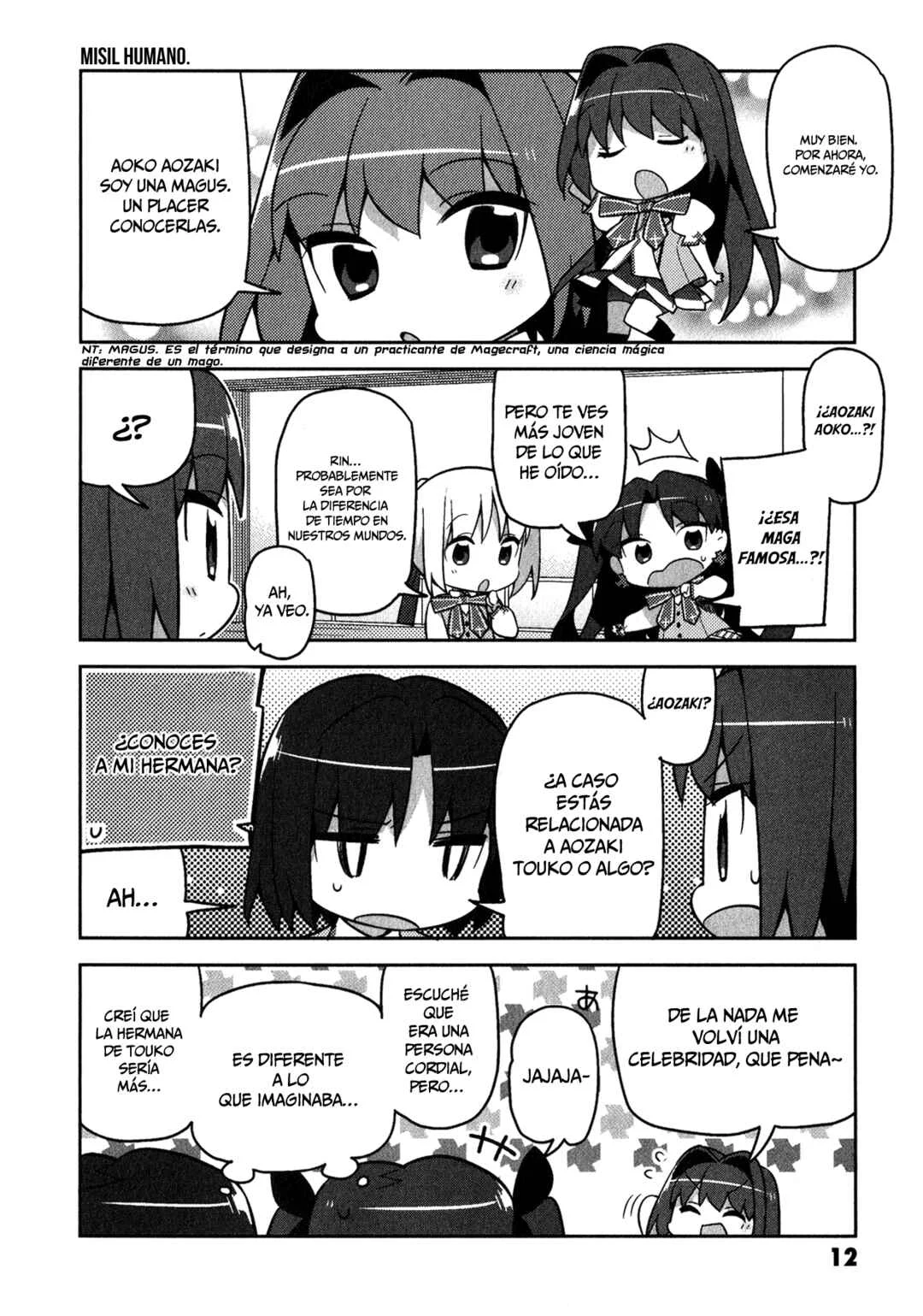 Type-Moon Gakuen - Chibi Chuki! Capítulo 1: Campana de Inicio - Page 16
