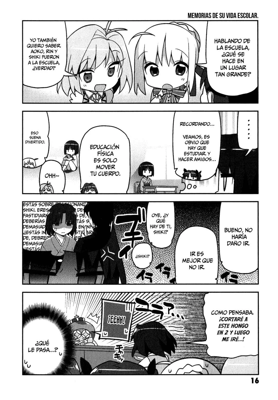Type-Moon Gakuen - Chibi Chuki! Capítulo 1: Campana de Inicio - Page 20