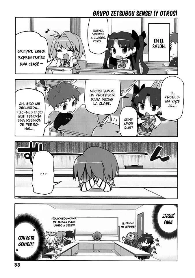 Type-Moon Gakuen - Chibi Chuki! Capítulo 2: Protejan la paz en la escuela  - Page 12