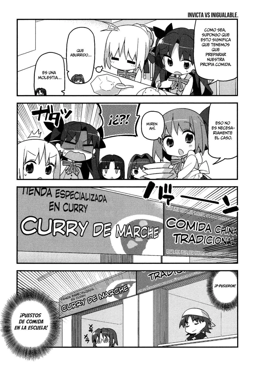 Type-Moon Gakuen - Chibi Chuki! Capítulo 3: Comer para vivir, no vivir para comer - Page 9