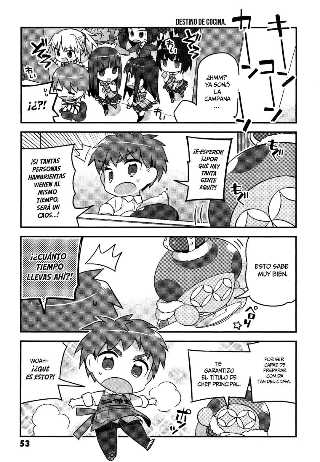Type-Moon Gakuen - Chibi Chuki! Capítulo 3: Comer para vivir, no vivir para comer - Page 15