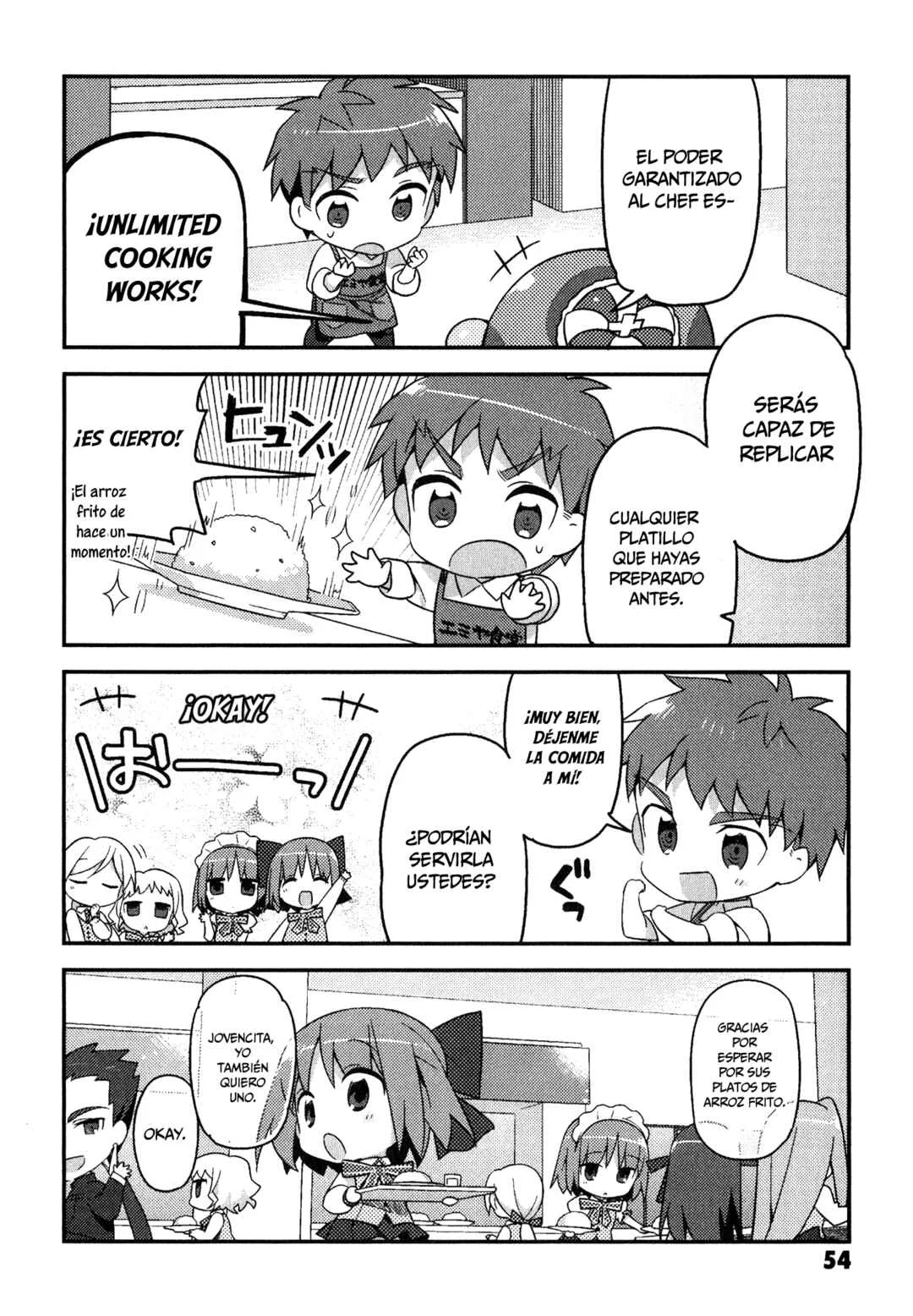 Type-Moon Gakuen - Chibi Chuki! Capítulo 3: Comer para vivir, no vivir para comer - Page 16