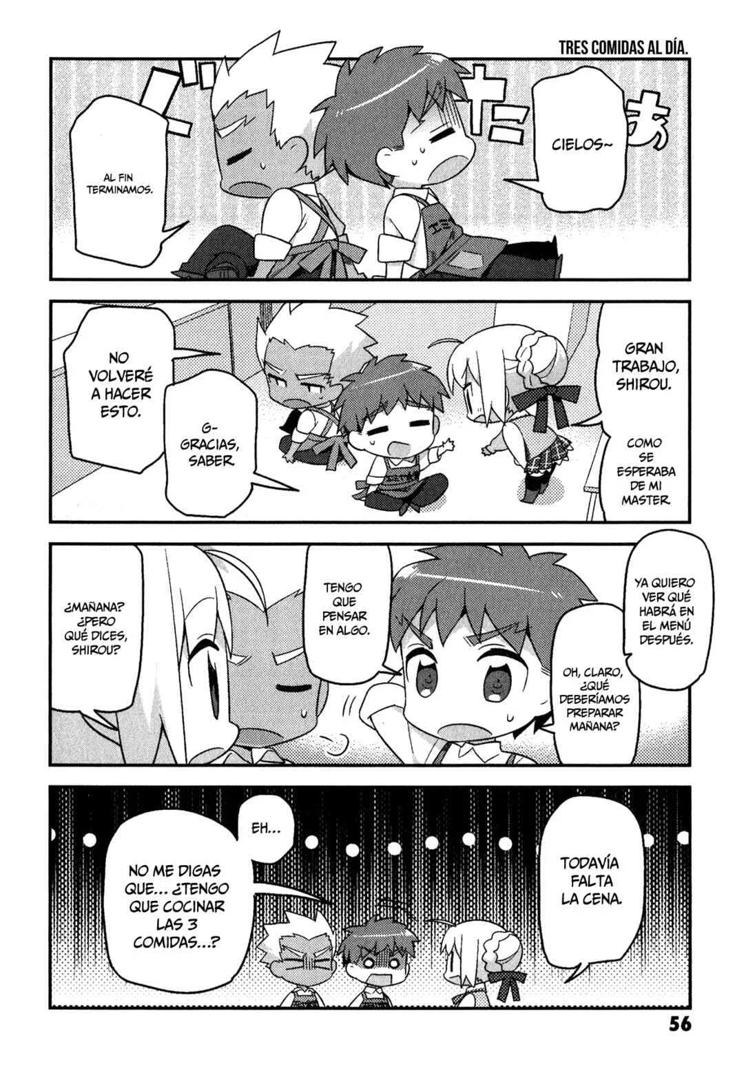 Type-Moon Gakuen - Chibi Chuki! Capítulo 3: Comer para vivir, no vivir para comer - Page 18