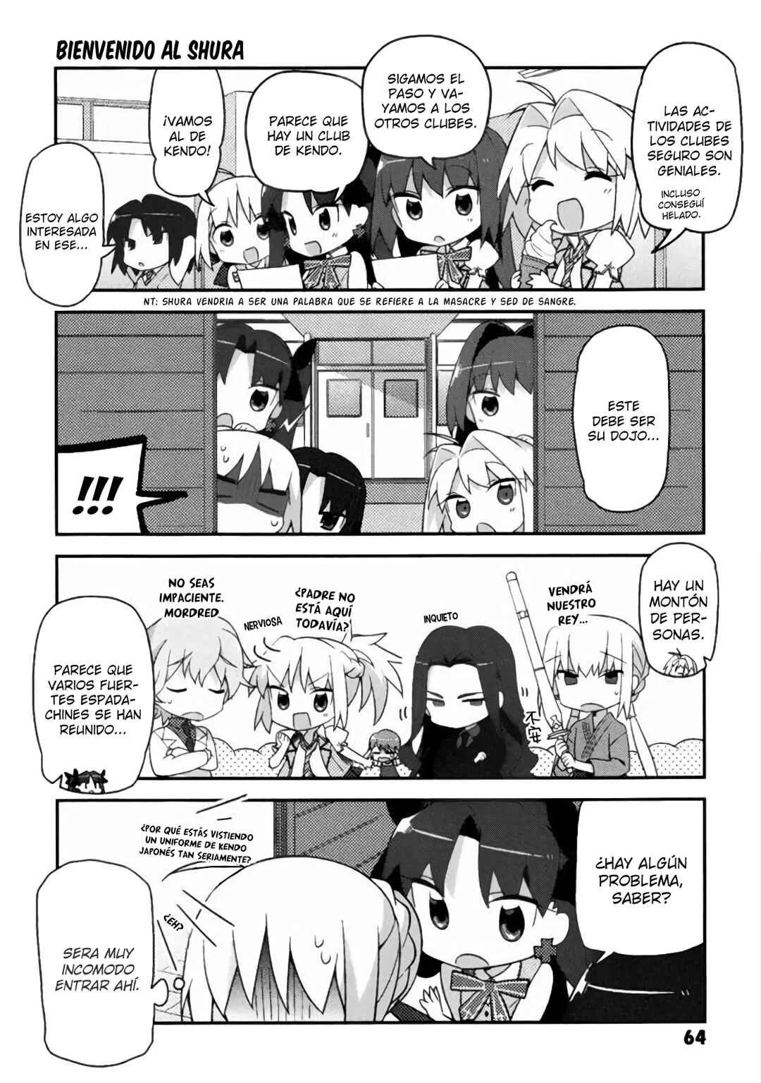 Type-Moon Gakuen - Chibi Chuki! Capítulo 4: Refrescante juventud  - Page 6
