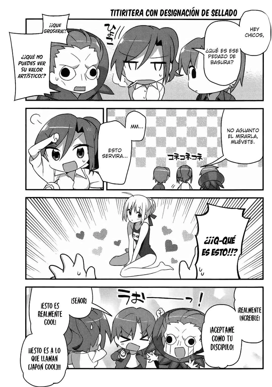 Type-Moon Gakuen - Chibi Chuki! Capítulo 4: Refrescante juventud  - Page 12