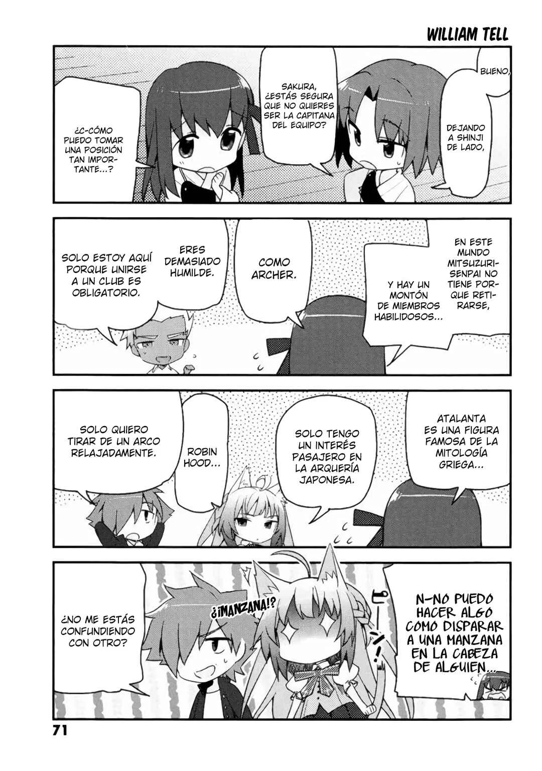 Type-Moon Gakuen - Chibi Chuki! Capítulo 4: Refrescante juventud  - Page 14