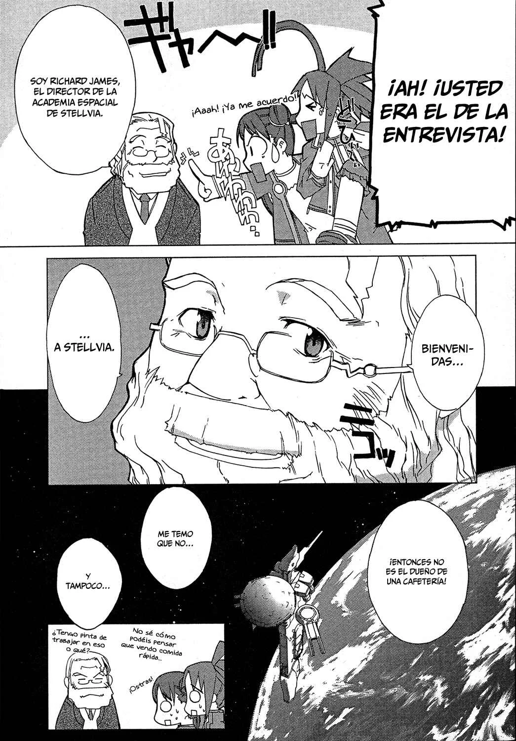 Uchuu no Stellvia Capítulo 1: ¡Bienvenidos a Stellvia! - Page 36