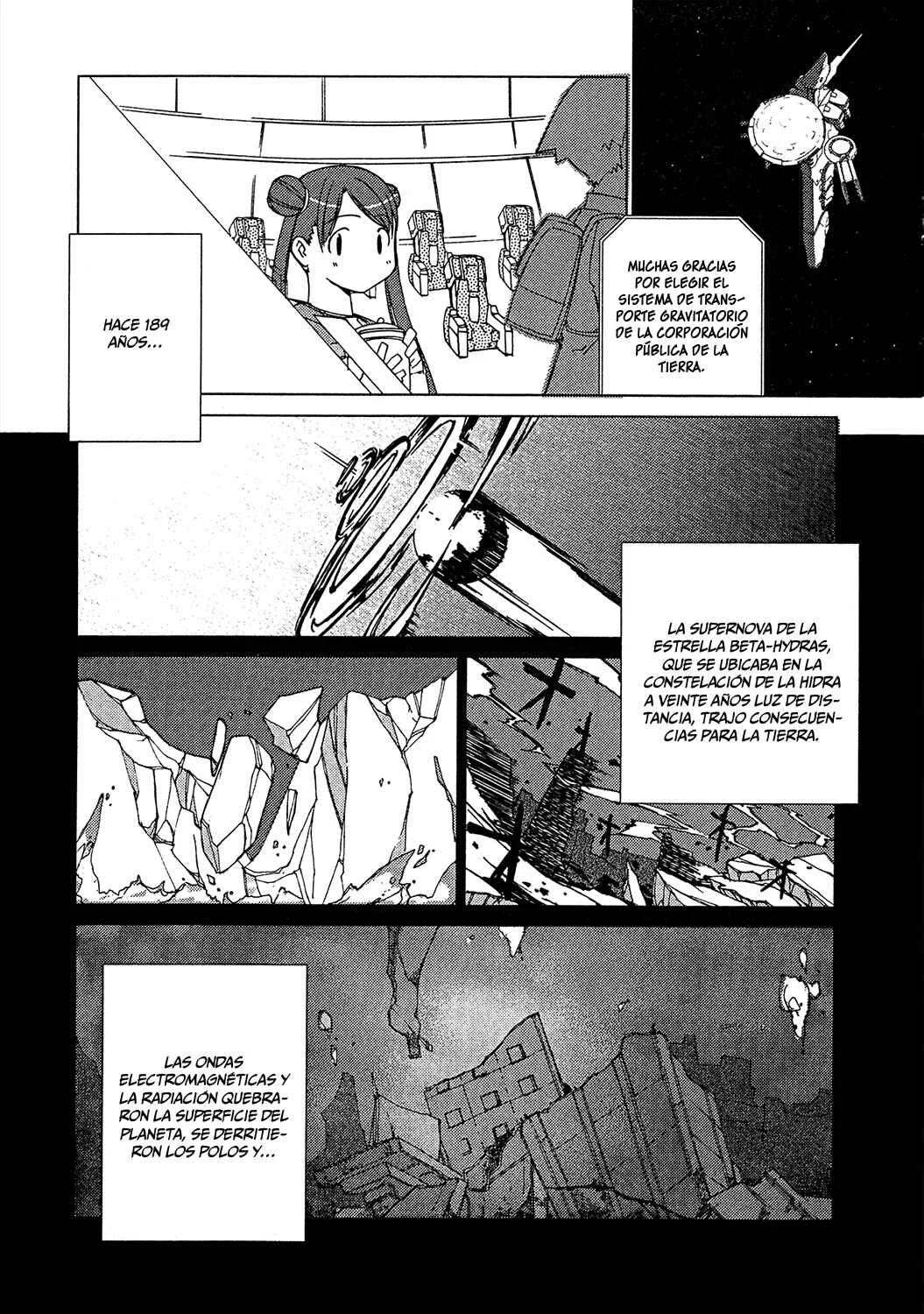 Uchuu no Stellvia Capítulo 1: ¡Bienvenidos a Stellvia! - Page 37