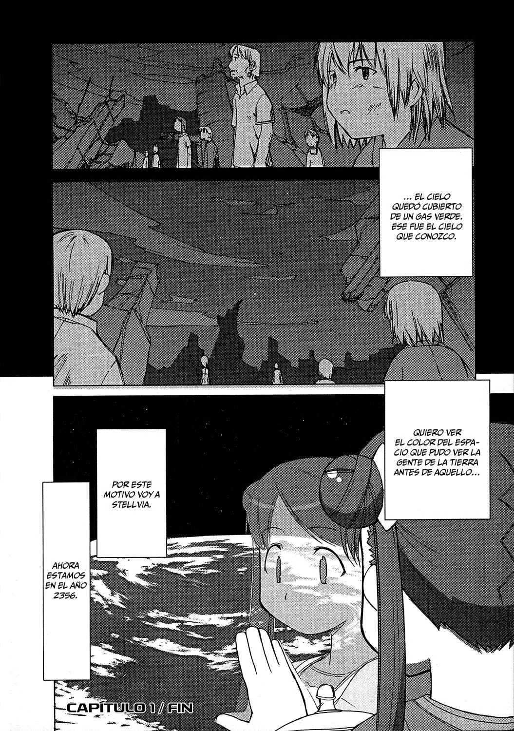 Uchuu no Stellvia Capítulo 1: ¡Bienvenidos a Stellvia! - Page 38