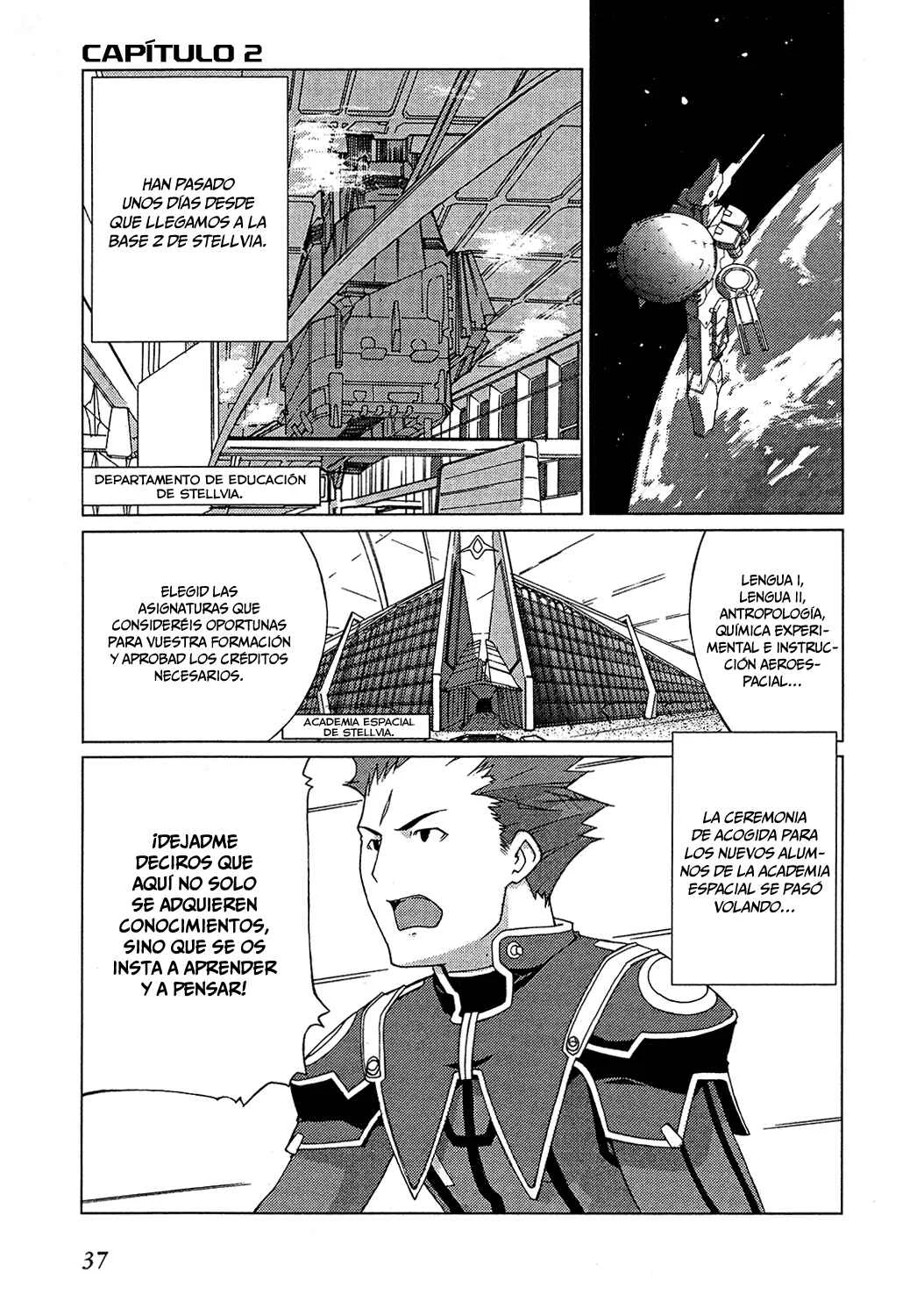 Uchuu no Stellvia Capítulo 2: Despistes - Page 2