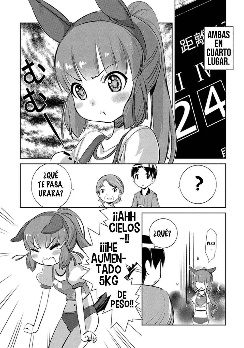 Uma Musume Pretty Derby: Haru Urara Ganbaru! Capítulo 3: ¡Aquí está Haru Urara! - Page 7