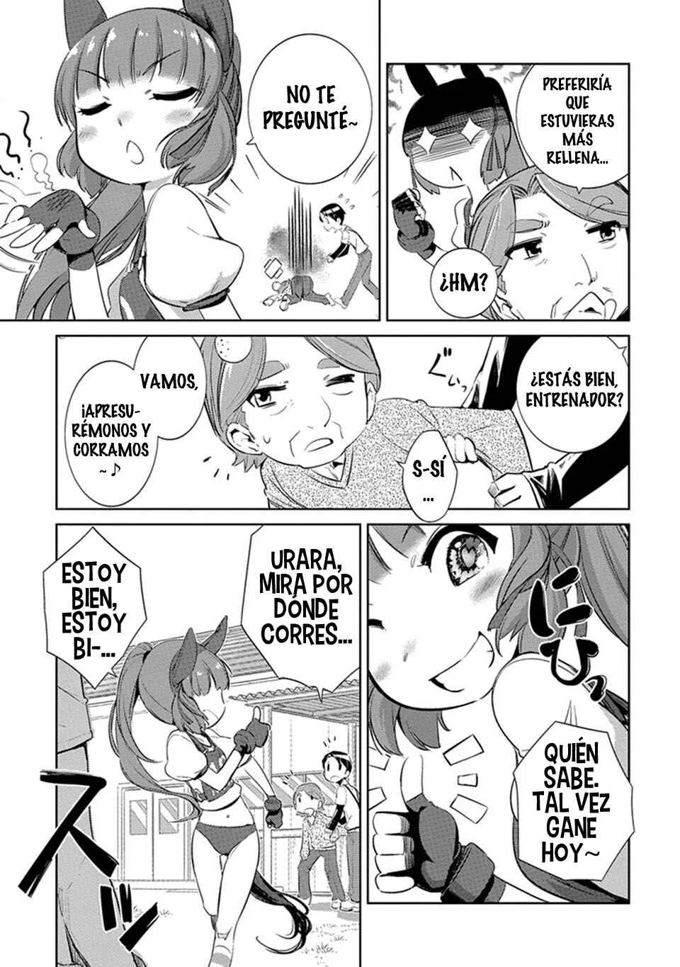 Uma Musume Pretty Derby: Haru Urara Ganbaru! Capítulo 3: ¡Aquí está Haru Urara! - Page 13