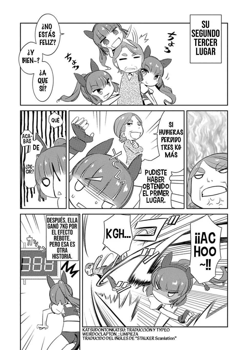 Uma Musume Pretty Derby: Haru Urara Ganbaru! Capítulo 3: ¡Aquí está Haru Urara! - Page 23