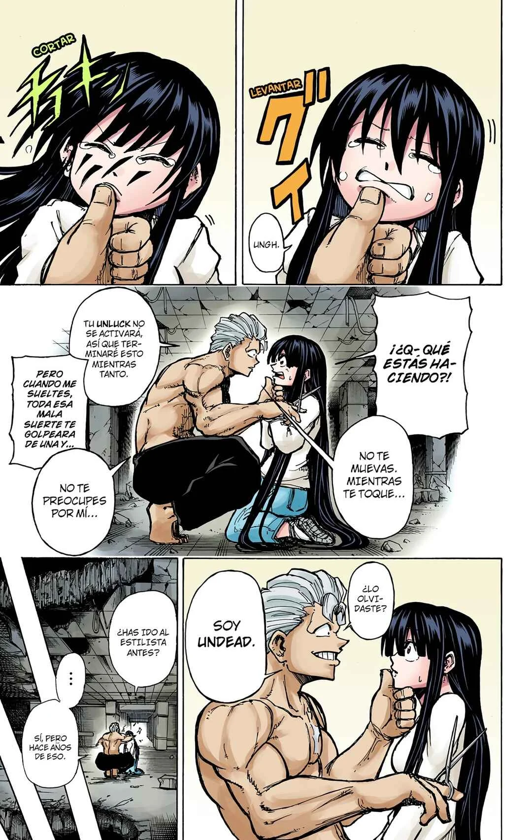 Undead Unluck (Official Colored) Capítulo 1 - Page 34