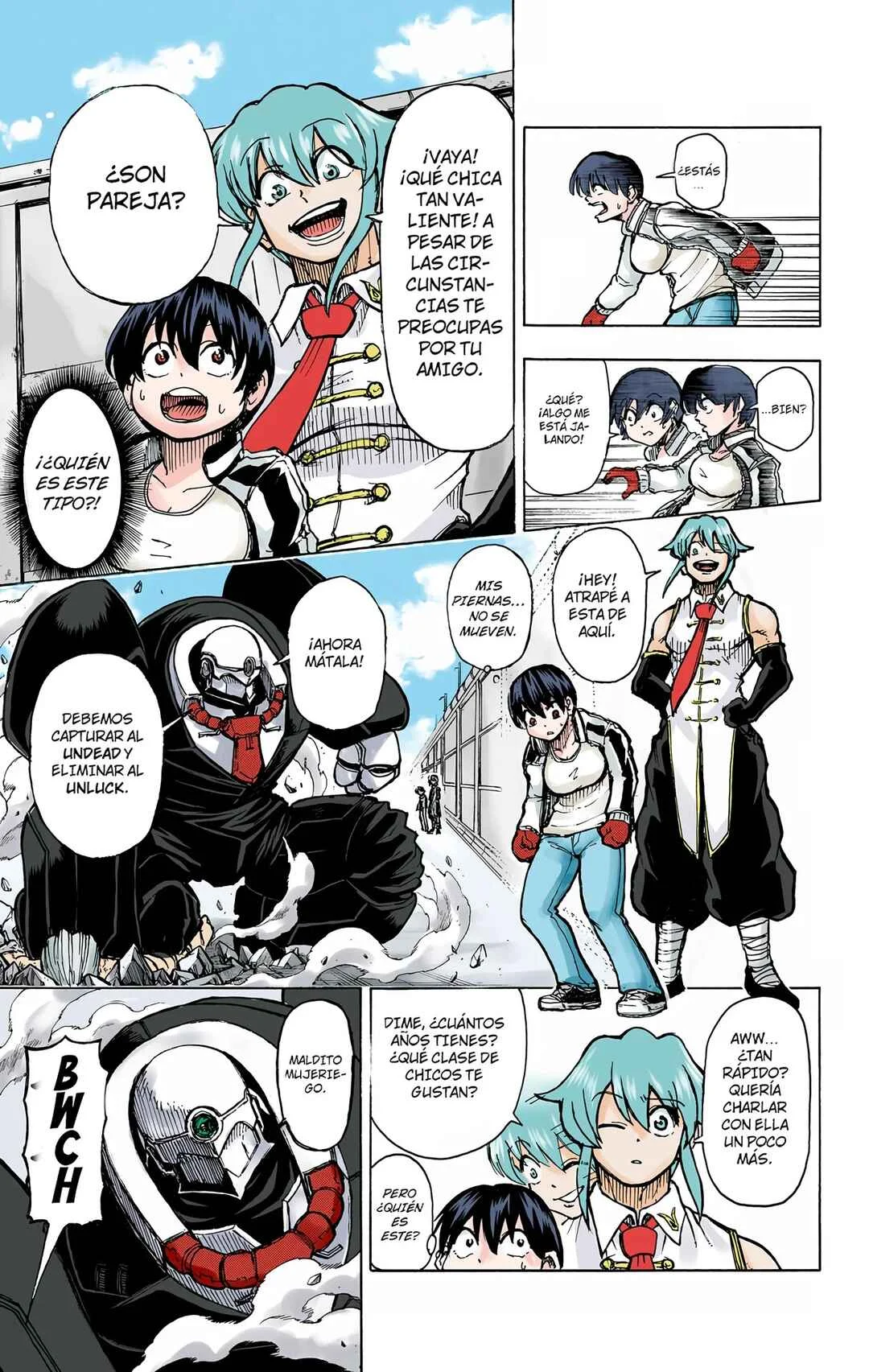 Undead Unluck (Official Colored) Capítulo 2 - Page 14