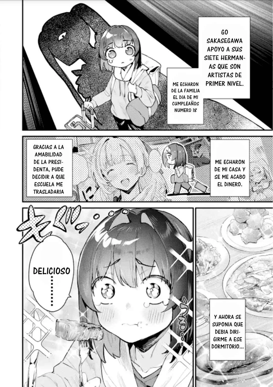 Urakata de Support Shiteta Geinou Ikka wo Tsuihou Sareta Boku wa, Futsuu no Seishun wo Ouka Shitai Capítulo 4: Agradecimiento de una Hermosa y Misteriosa - Page 2