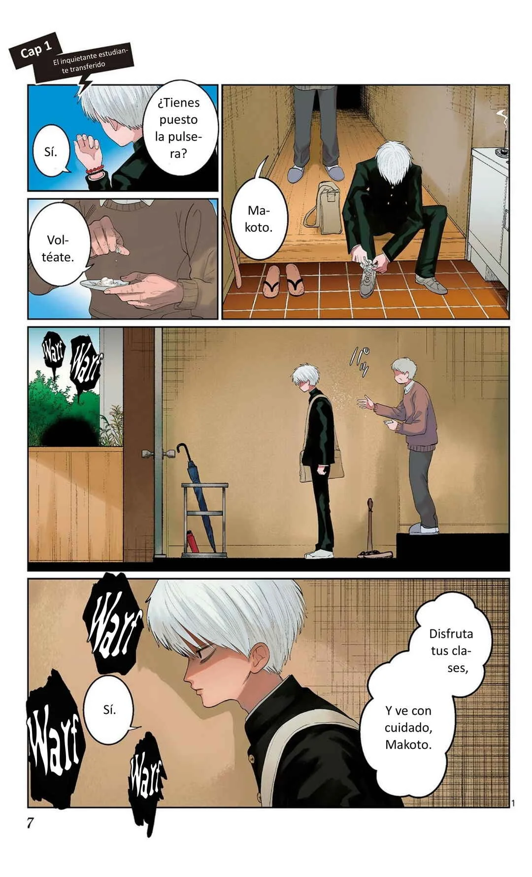 Utsuranain desu Capítulo 1: El inquietante estudiante transferido - Page 7