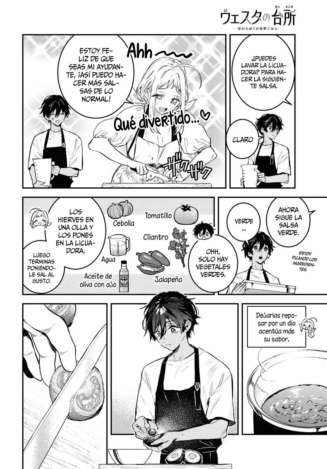 Vesta no Daidokoro -Wasureta Boku no Sekai Gohan- Capítulo 4 - Page 14