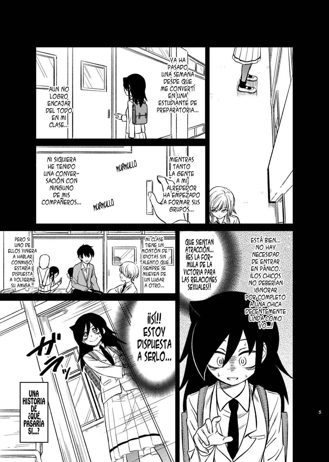Watashi ga Motenai no wa Dou Kangaete mo Omaera ga Warui! Watashi ga Moshimo no Tomoko nara Motenai Douri ga Aru Hazu Nai! Capítulo 1: Lamento 1: Como no soy popular, ¿Qué pasaría si... Evalúo mi posición en la clase? - Page 3