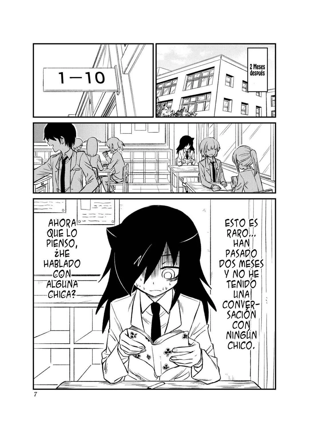 Watashi ga Motenai no wa Dou Kangaete mo Omaera ga Warui! Watashi ga Moshimo no Tomoko nara Motenai Douri ga Aru Hazu Nai! Capítulo 1: Lamento 1: Como no soy popular, ¿Qué pasaría si... Evalúo mi posición en la clase? - Page 5