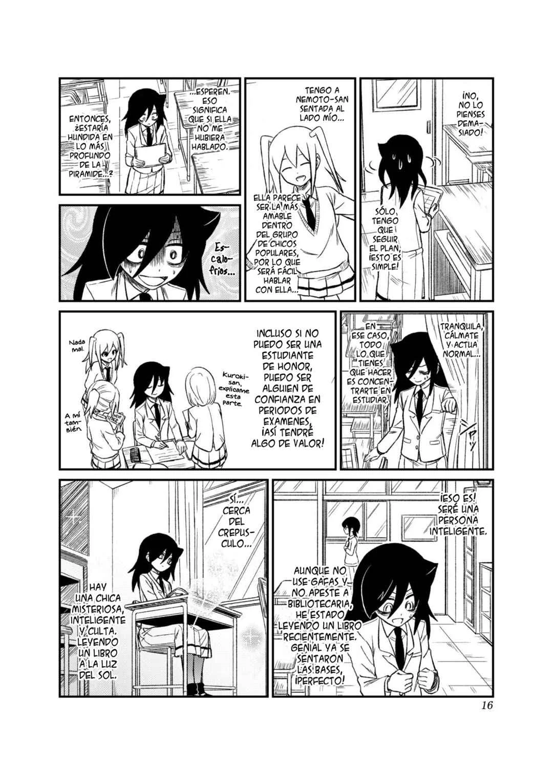 Watashi ga Motenai no wa Dou Kangaete mo Omaera ga Warui! Watashi ga Moshimo no Tomoko nara Motenai Douri ga Aru Hazu Nai! Capítulo 1: Lamento 1: Como no soy popular, ¿Qué pasaría si... Evalúo mi posición en la clase? - Page 14