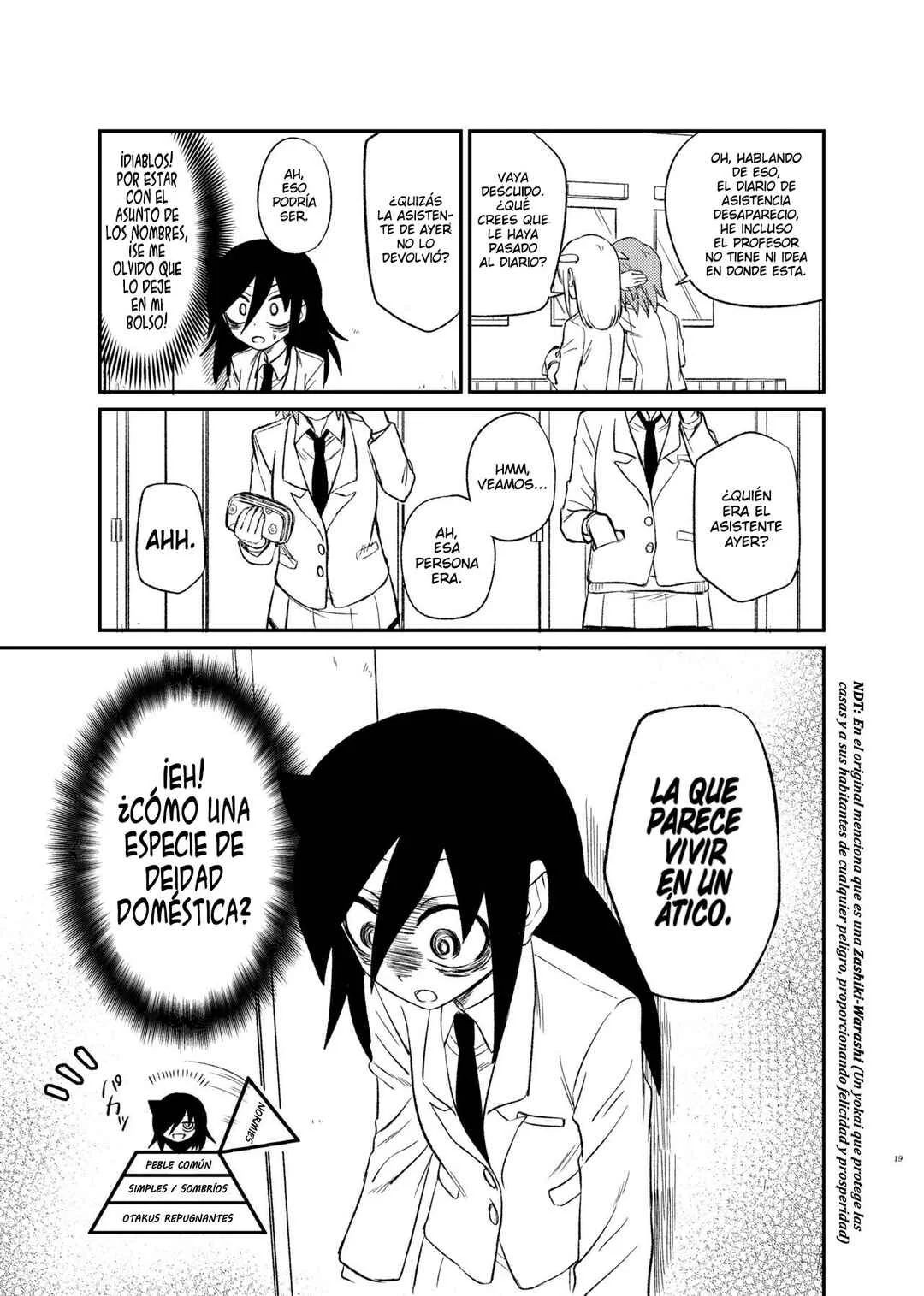 Watashi ga Motenai no wa Dou Kangaete mo Omaera ga Warui! Watashi ga Moshimo no Tomoko nara Motenai Douri ga Aru Hazu Nai! Capítulo 1: Lamento 1: Como no soy popular, ¿Qué pasaría si... Evalúo mi posición en la clase? - Page 17