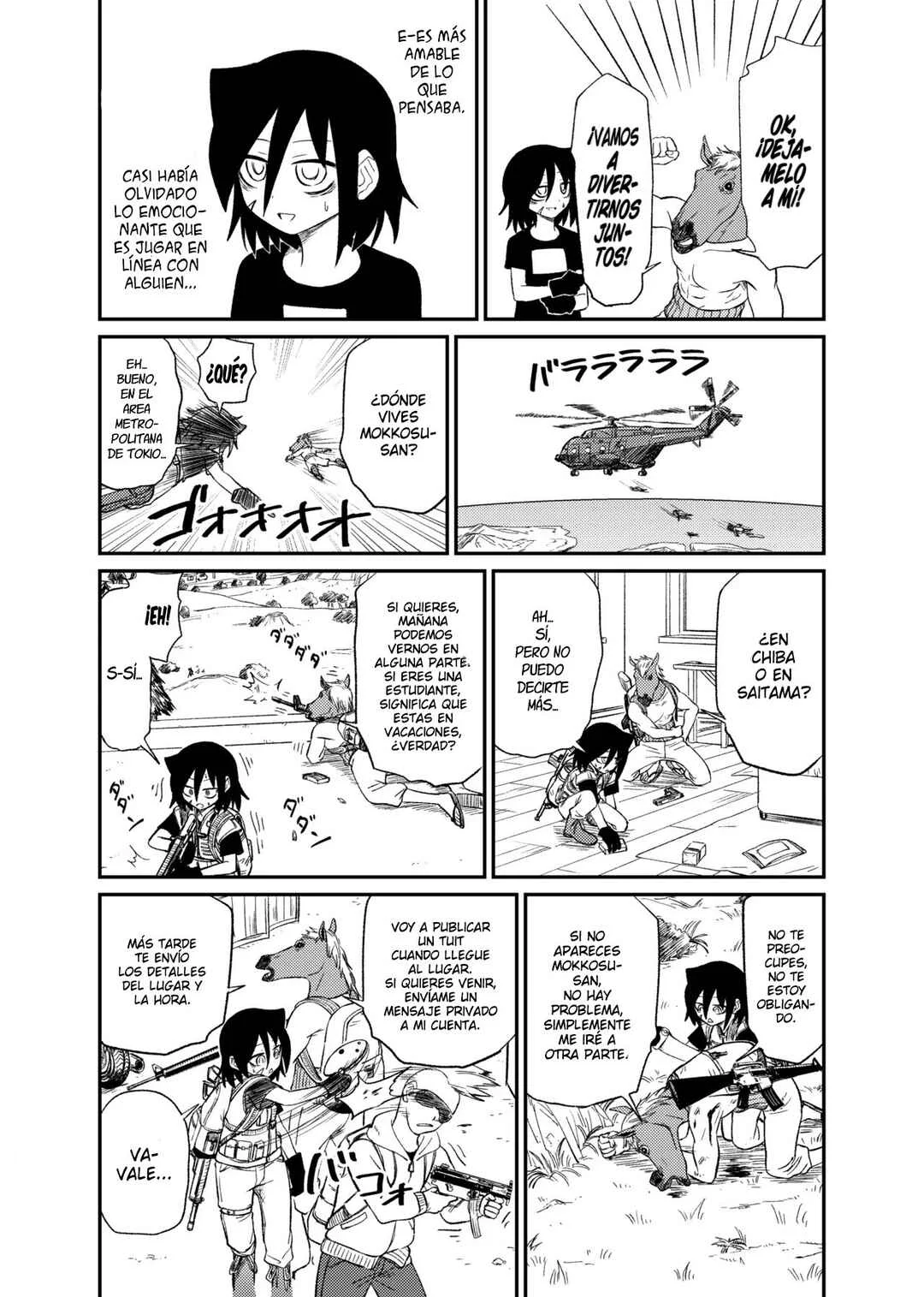 Watashi ga Motenai no wa Dou Kangaete mo Omaera ga Warui! Watashi ga Moshimo no Tomoko nara Motenai Douri ga Aru Hazu Nai! Capítulo 7: Lamento 7: Como no soy popular, ¿Qué pasaría si... Voy al campo de batalla? - Page 4