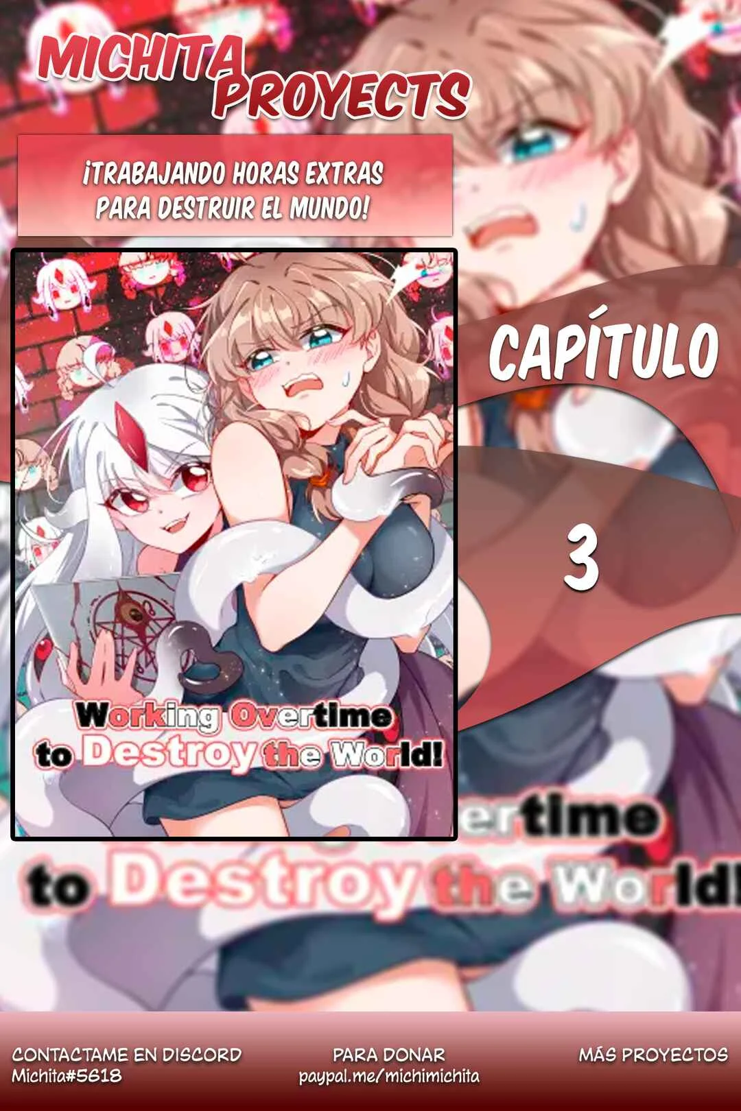Working Overtime to Destroy the World! Capítulo 3: ¡TRABAJANDO HORAS EXTRAS PARA ORIENTAR AL NOVATO! - Page 1