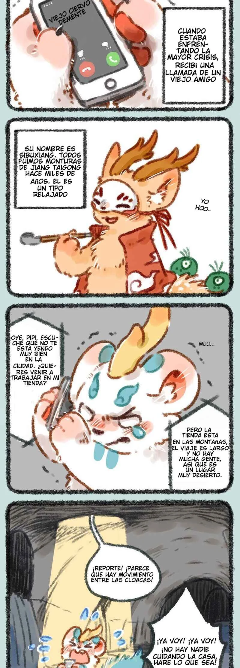 Yǒu Shòu Yān Capítulo 1: Descenso a la Tierra - Viejo Amigo - Page 3