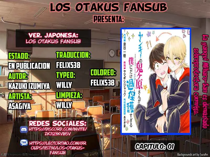 Yankee no Onigahara-san ga Boku ni Dake Kahogo Sugiru Capítulo 1: Capitulo 1 - Page 1