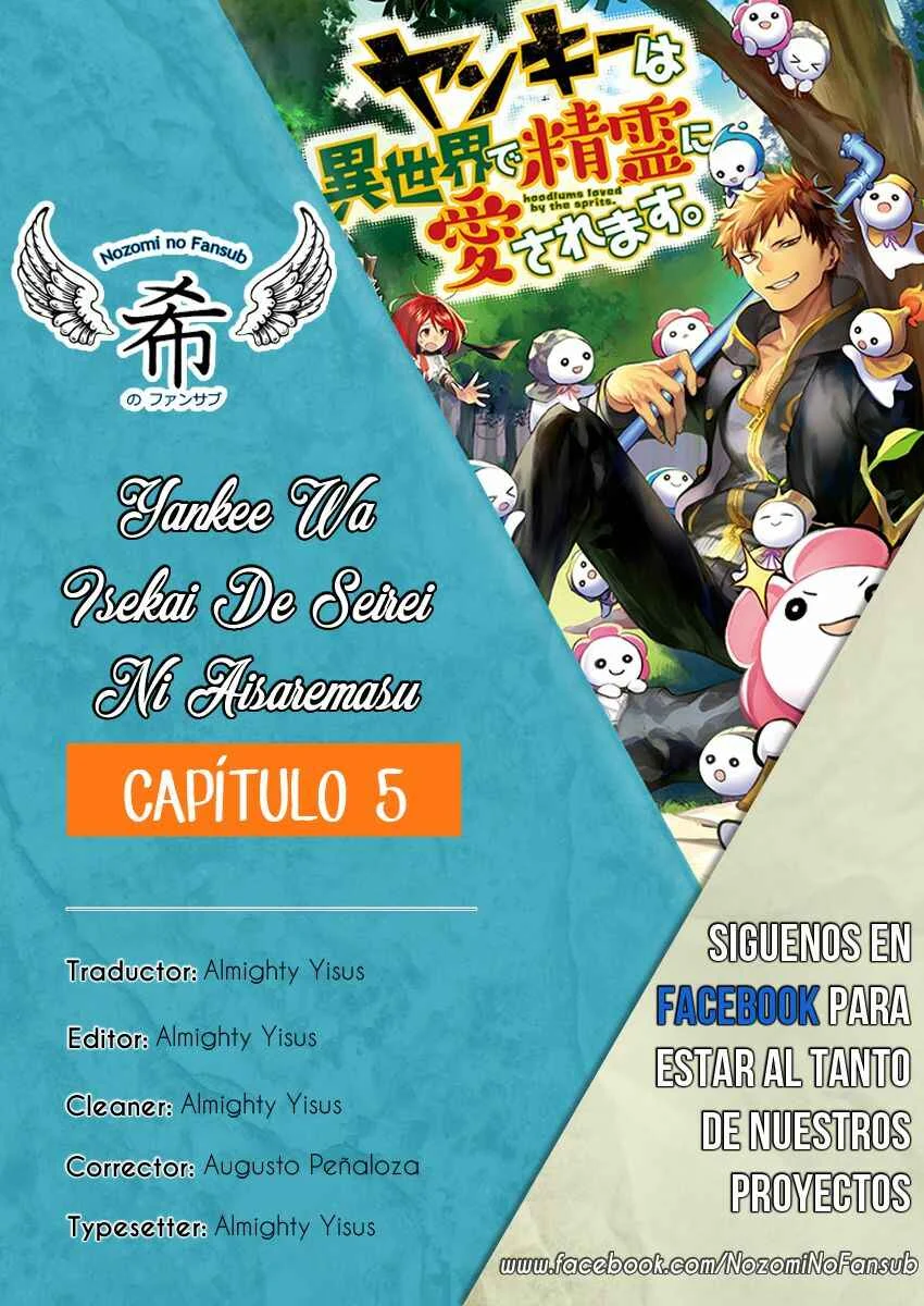 Yankee wa Isekai de Seirei ni Aisaremasu. Capítulo 5 - Page 1