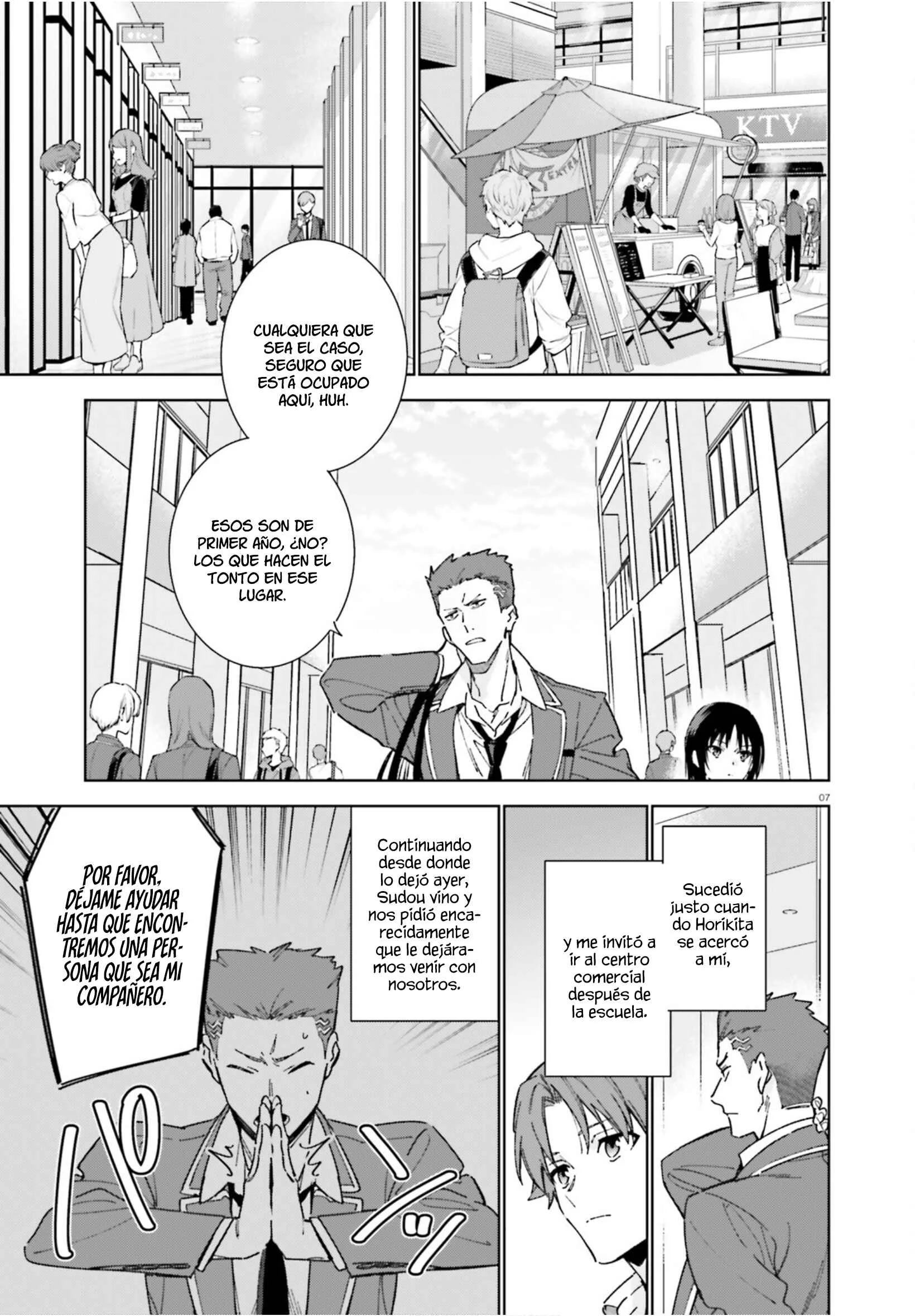 Youkoso Jitsuryoku Shijou Shugi no Kyoushitsu e: 2-nensei-hen Capítulo 4: Room 4 - Page 8