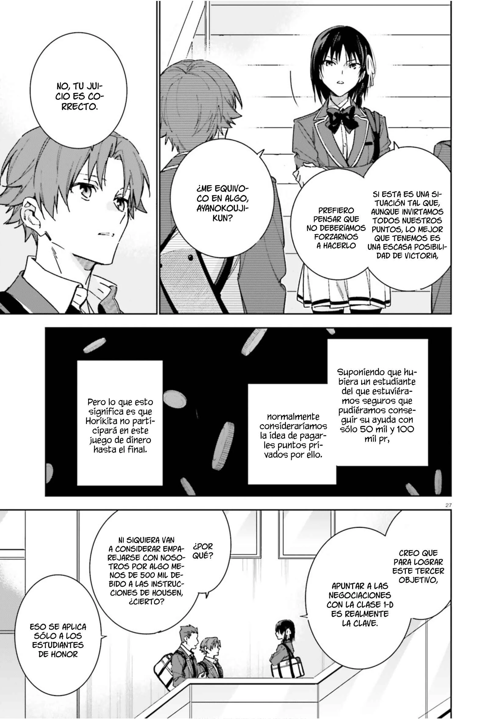 Youkoso Jitsuryoku Shijou Shugi no Kyoushitsu e: 2-nensei-hen Capítulo 4: Room 4 - Page 28