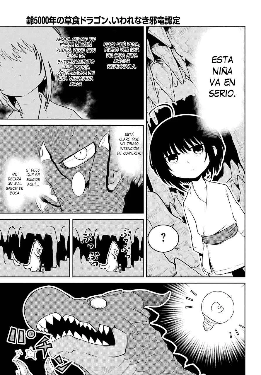 Yowai 5000-nen no Soushoku Dragon, Iware naki Jaryuu Nintei: Yada Kono Ikenie, Hito no Hanashi wo Kiite Kurenai Capítulo 1 - Page 10