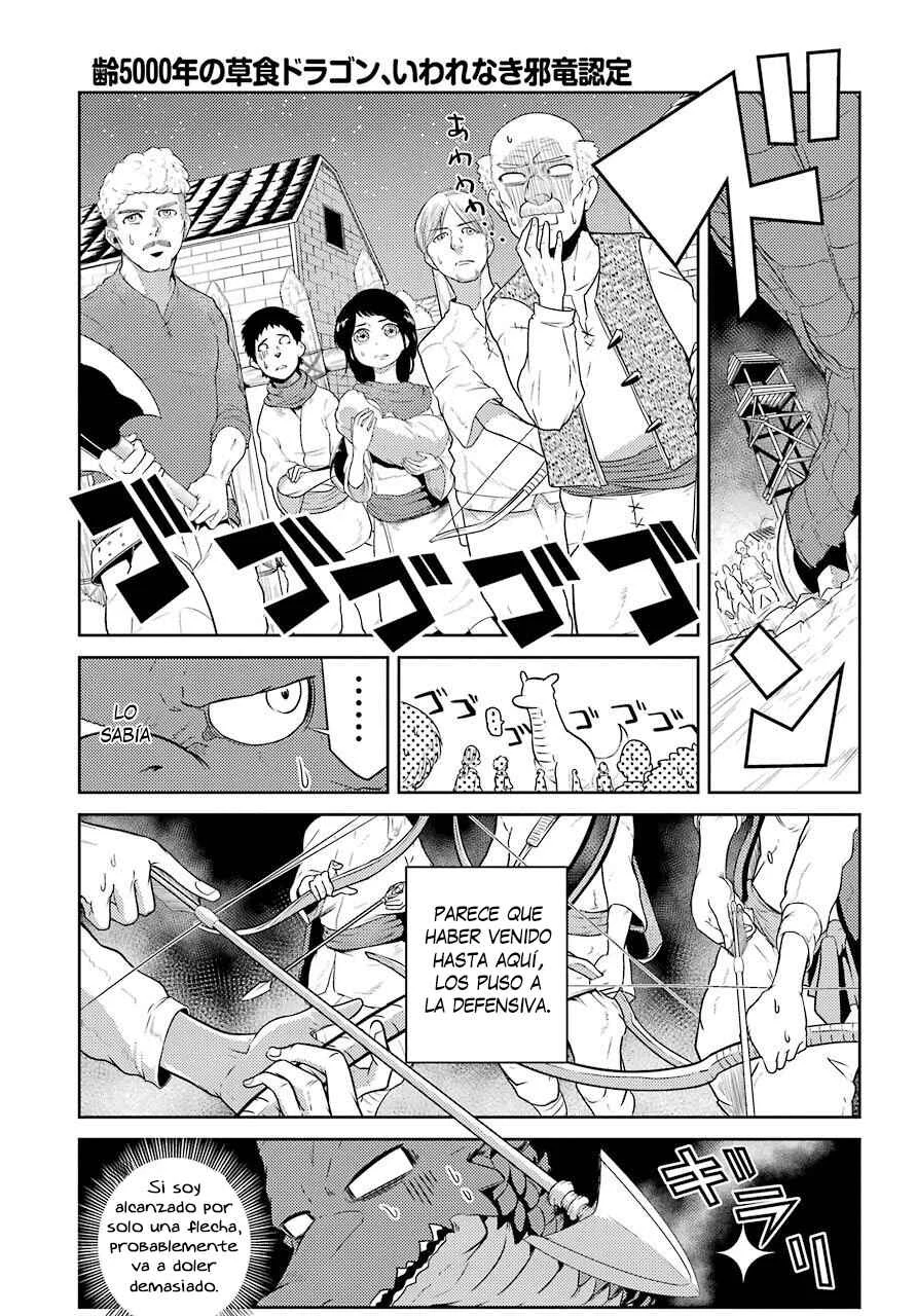 Yowai 5000-nen no Soushoku Dragon, Iware naki Jaryuu Nintei: Yada Kono Ikenie, Hito no Hanashi wo Kiite Kurenai Capítulo 1 - Page 16