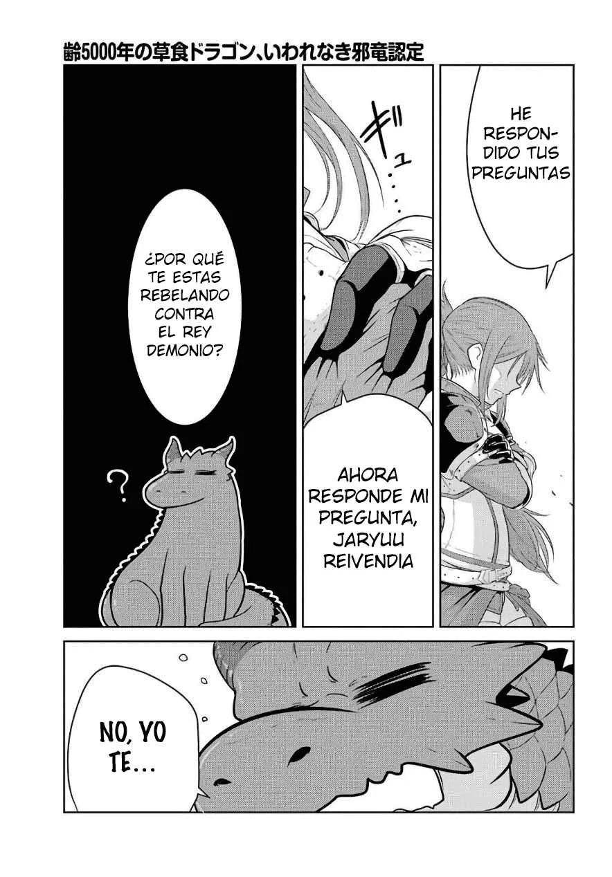 Yowai 5000-nen no Soushoku Dragon, Iware naki Jaryuu Nintei: Yada Kono Ikenie, Hito no Hanashi wo Kiite Kurenai Capítulo 3: "Jaryuu reivendia" mi nombre suena algo como eso (me acabo de enterar también) - Page 37