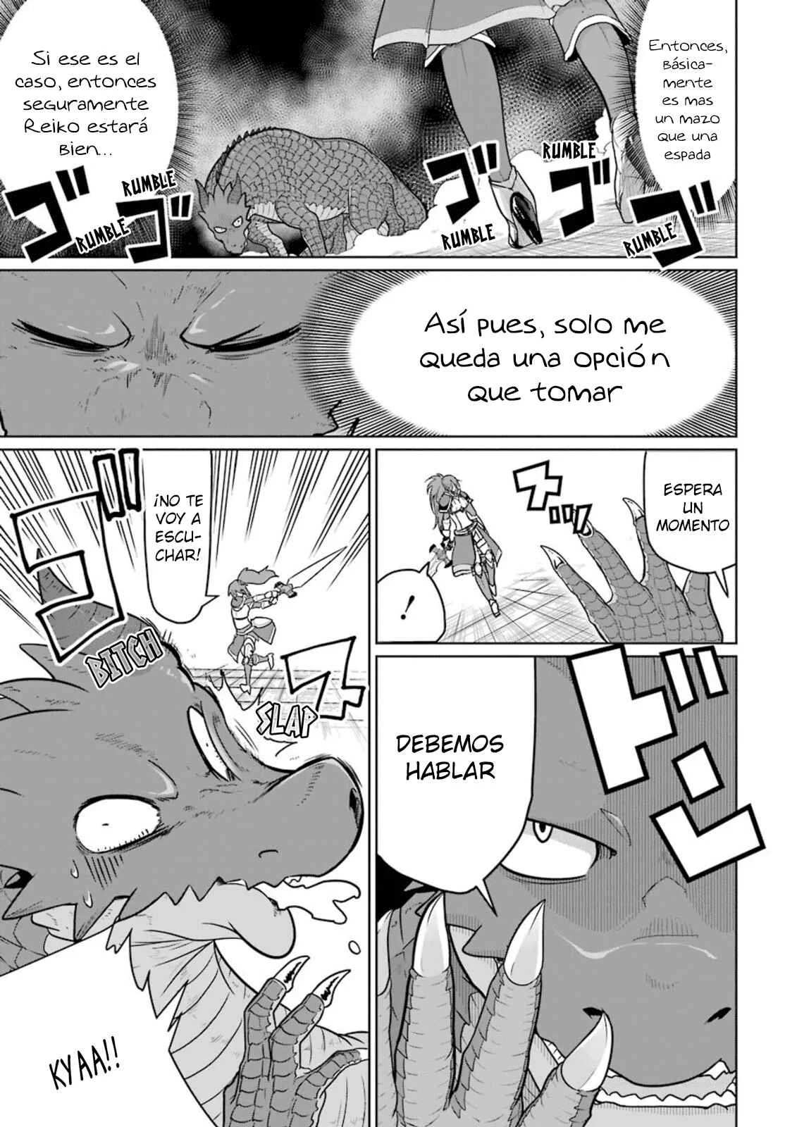Yowai 5000-nen no Soushoku Dragon, Iware naki Jaryuu Nintei: Yada Kono Ikenie, Hito no Hanashi wo Kiite Kurenai Capítulo 4: Puede que tenga problemas de confianza - Page 22