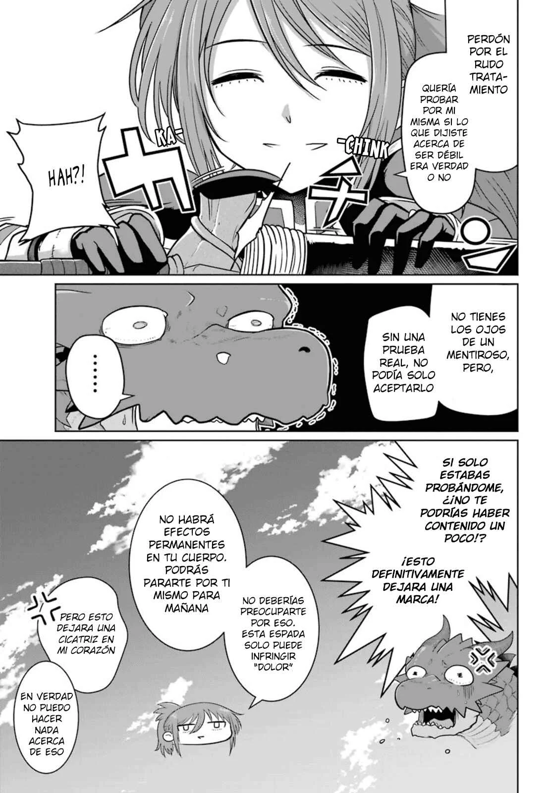 Yowai 5000-nen no Soushoku Dragon, Iware naki Jaryuu Nintei: Yada Kono Ikenie, Hito no Hanashi wo Kiite Kurenai Capítulo 4: Puede que tenga problemas de confianza - Page 27