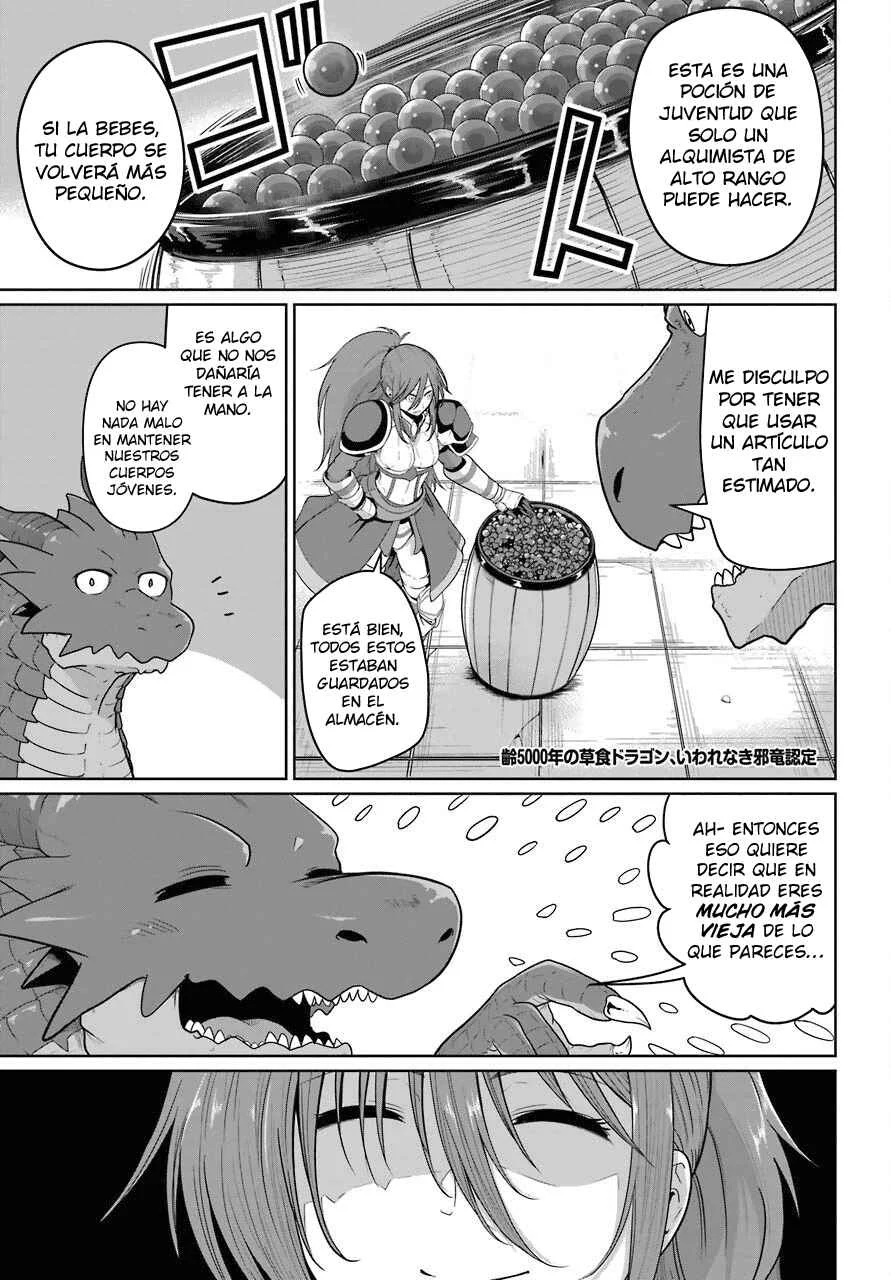 Yowai 5000-nen no Soushoku Dragon, Iware naki Jaryuu Nintei: Yada Kono Ikenie, Hito no Hanashi wo Kiite Kurenai Capítulo 5: Situación Inesperada - Page 2