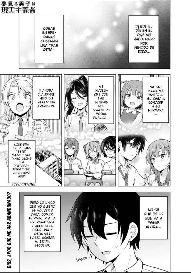 Yumemiru Danshi wa Genjitsushugisha Capítulo 19 - Page 1