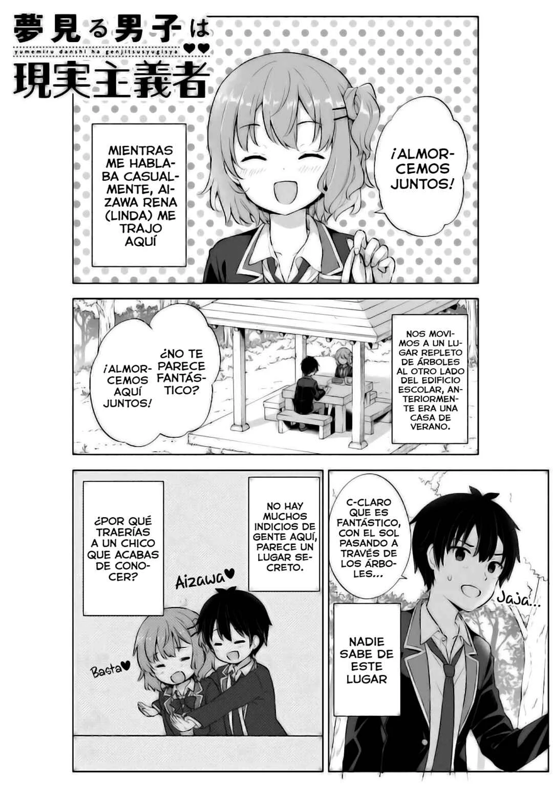 Yumemiru Danshi wa Genjitsushugisha Capítulo 3 - Page 1