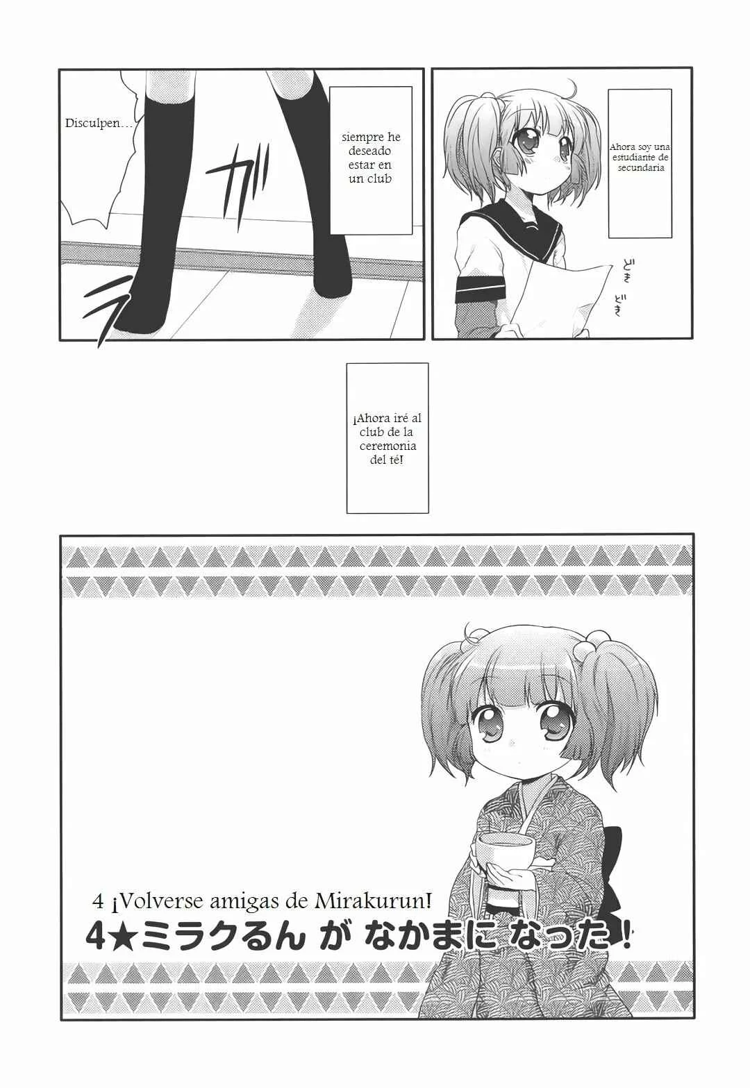 Yuru Yuri Capítulo 4: ¡¿Mirakurun hace una visita?! - Page 1